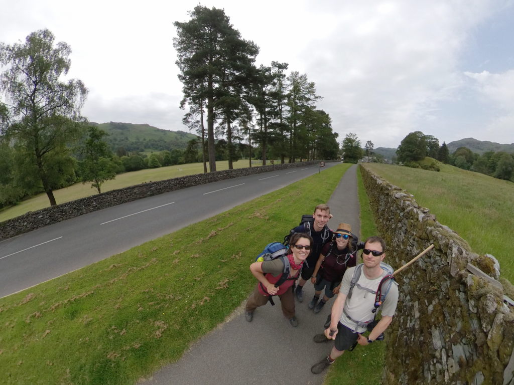 Wir viel an der Straße auf dem Weg raus aus Grasmere