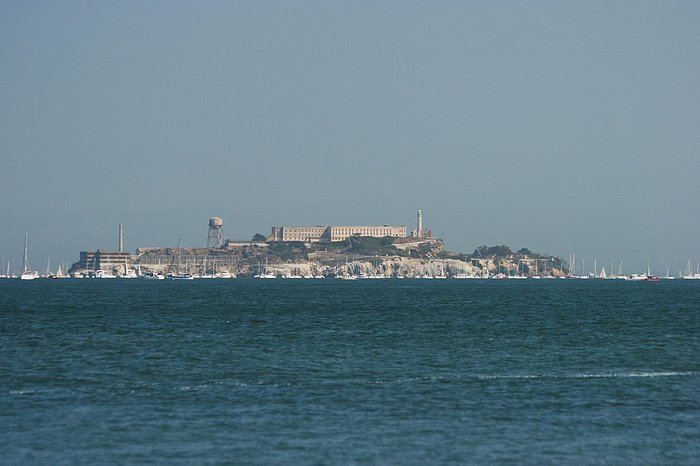 Alcatraz in der Sonne