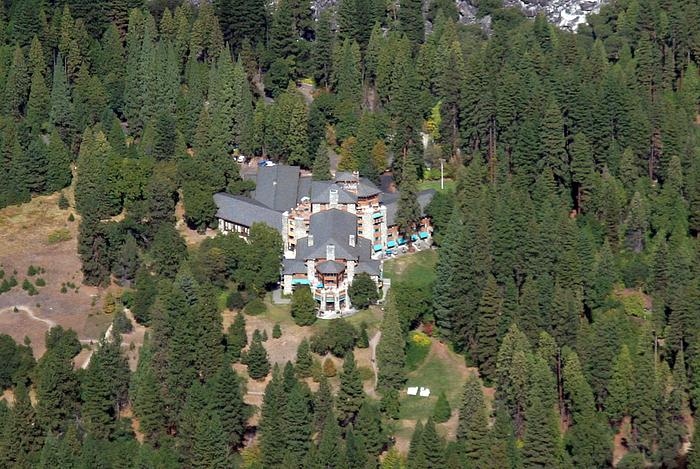 Ahwahnee Hotel vom Glacier Point aus