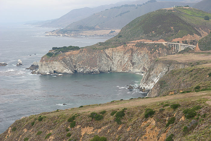 Bixby Greek Bridge nördlich von Point Sur