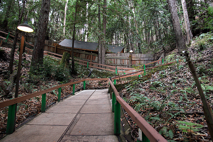 Die schiefe Hütte am Mystery Spot