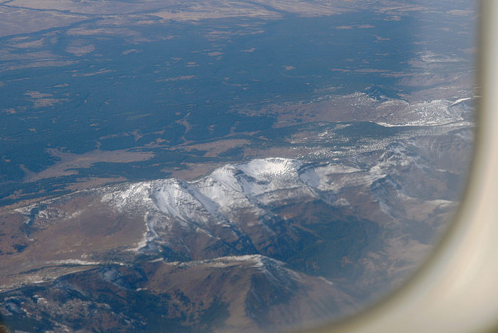 Ein letzter Blick auf die Rocky Mountains